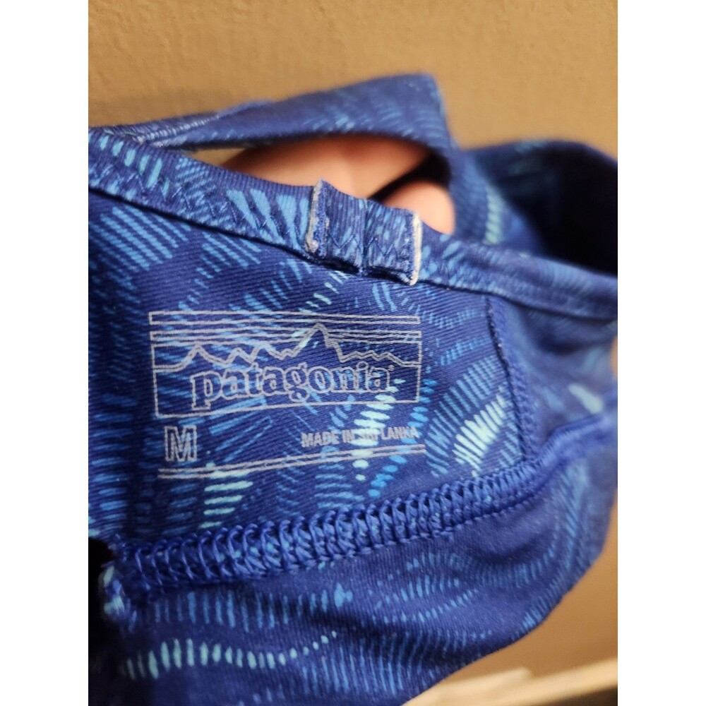 Patagonia Cross Beta Sports Bra Athletic Cobalt Blue Size M NWT - Picture 6 of 6